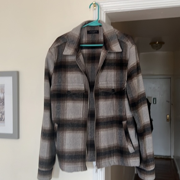 All Saints wool Harrington jacket - Picture 2 of 3